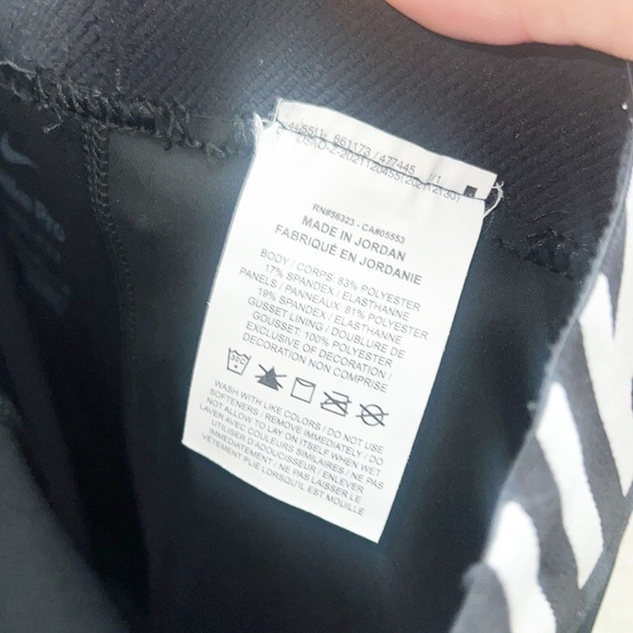 Nike Pro Dri-fit women’s black and white mesh detail leggings - Picture 8 of 10